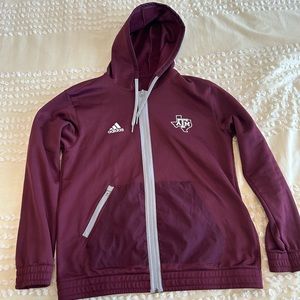 Texas A&M Aggies Football Adidas Travel Jacket